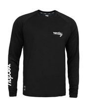 Jersey z długim rękawem EVO RACE czarny-biały