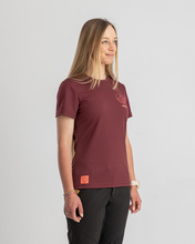 Kurzarmtrikot WOODY WMN burgunderrot