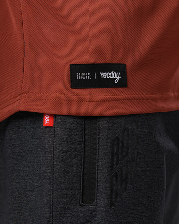 Short sleeve jersey GRAVEL red-navy