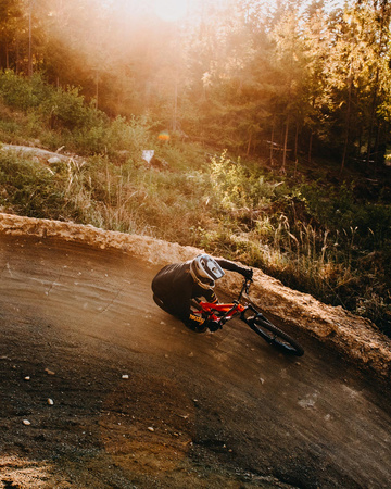 Jersey z długim rękawem EVO RACE czarny-niebieski