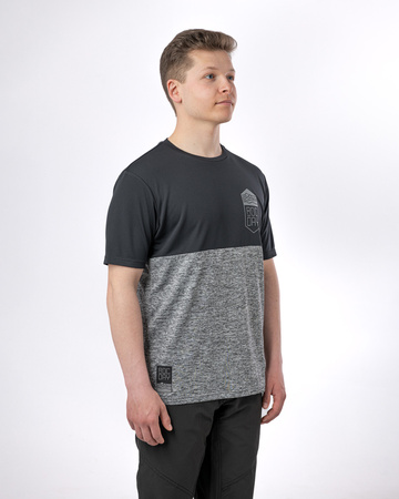 Short sleeve jersey Double V2 black-melange