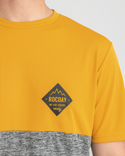 Short sleeve jersey Double melange-yellow