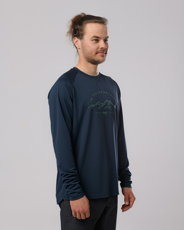 Langarmtrikot Mount dunkelblau