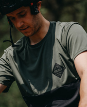 Short sleeve jersey Double ORANGE-BLACK