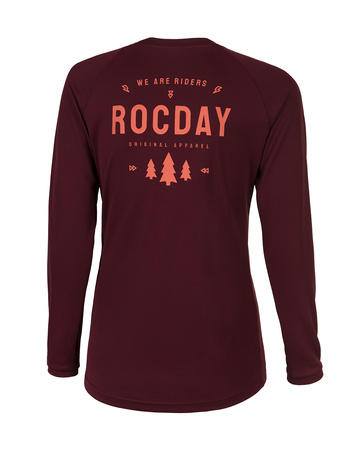 Langarmtrikot PATROL WMN burgunderrot