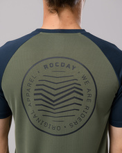 Short sleeve jersey GRAVEL green-navy