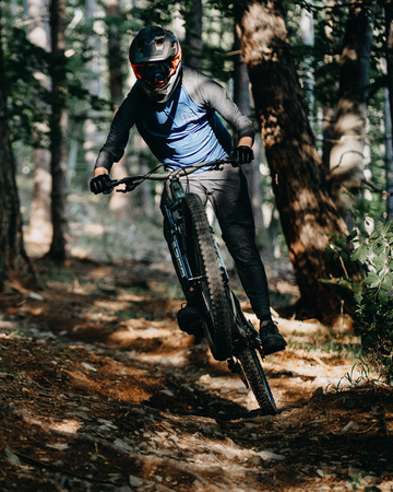 Langarmtrikot STAGE schwartz–blau