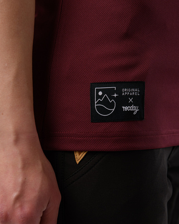 Kurzarm jersey GELATO burgund