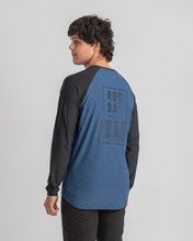 Langarmtrikot STAGE schwartz–blau