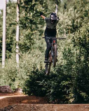 Short sleeve jersey Double melange-yellow