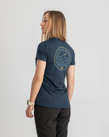 Kurzarm Jersey WOODY WMN Dunkelblau