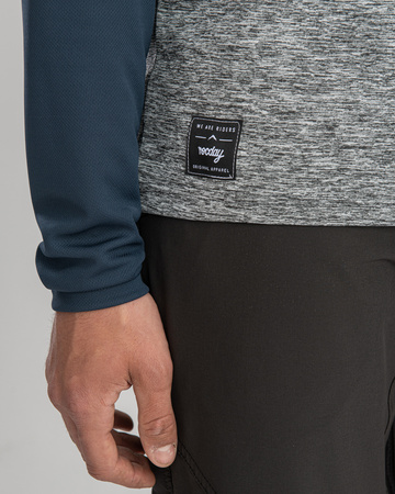 Long Sleeve Jersey Mount melange-navy