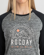 Langarmtrikot Damen CAMBER grau-schwarz