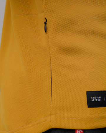Short sleeve jersey GRAVEL yellow