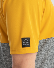 Short sleeve jersey Double melange-yellow