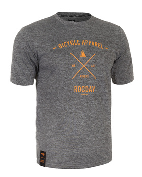 Kurzarm Jersey ELEMENT melange-tan