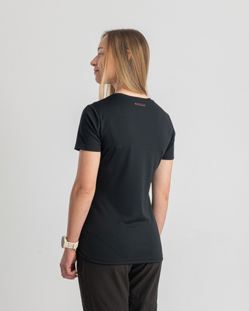 Kurzarm jersey MONTY WMN schwarz-rot