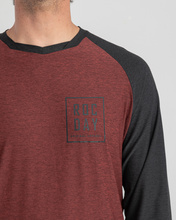 Langarmtrikot STAGE schwartz–rot