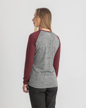 Jersey CAMBER melange-burgundy