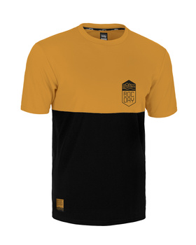Short sleeve jersey Double V2 black-yellow