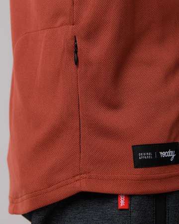 Short sleeve jersey GRAVEL red-navy