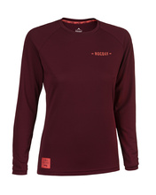 Langarmtrikot PATROL WMN burgunderrot