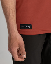 Jersey z krótkim rękawem PARK czerwony–czarny