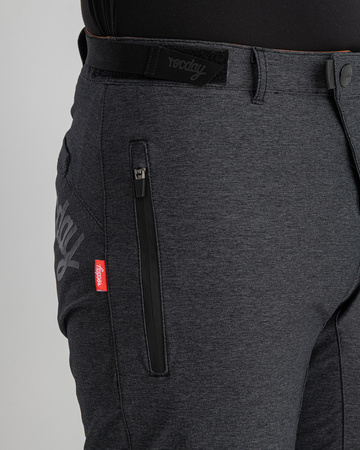 Pants ROC LONG black melange