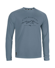 Langarmtrikot Mount slate grey