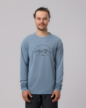 Langarmtrikot Mount slate grey