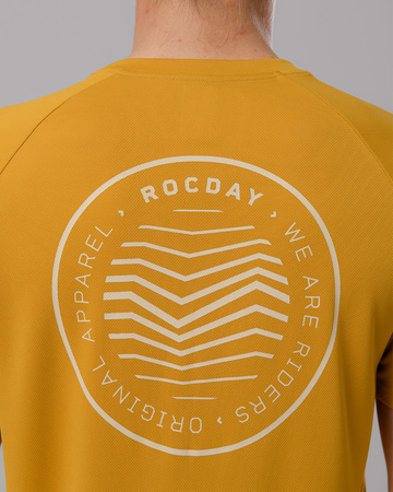 Short sleeve jersey GRAVEL yellow