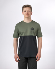 Short sleeve jersey Double V2 black-green