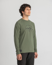 Langarmtrikot Mount grun