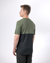 Short sleeve jersey Double V2 black-green