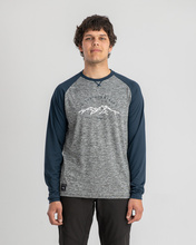 Long Sleeve Jersey Mount melange-navy