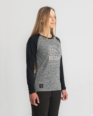 Jersey CAMBER melanż-czarny