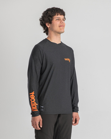 Long Sleeve Jersey EVO RACE black-orange