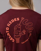 Kurzarm jersey GELATO burgund