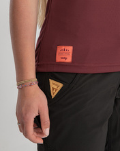 Jersey z krótkim rękawem WOODY WMN burgund