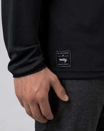 Langarmtrikot PODIUM schwarz