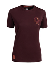 Short sleeve jersey WOODY WMN burgundy