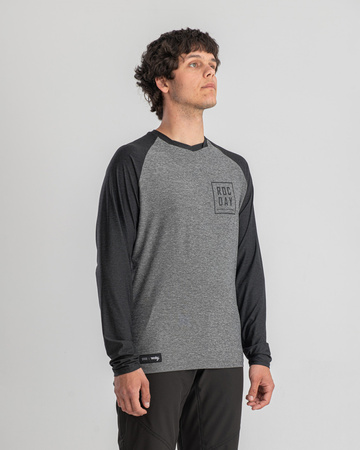 Long Sleeve Jersey STAGE black–grey
