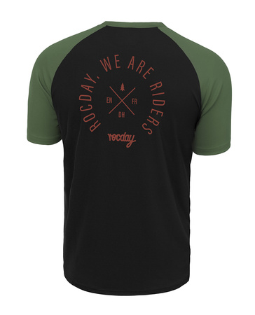 Short sleeve jersey ROOST black-green