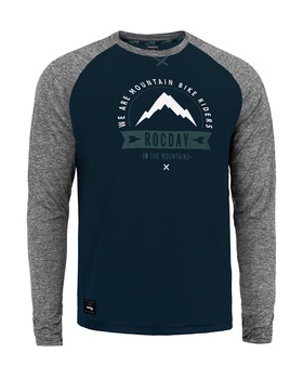 Jersey MOUNT granatowy-melanż