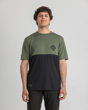 Short sleeve jersey Double green-black