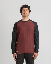 Long Sleeve Jersey STAGE black–red