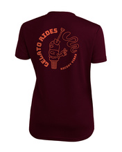 Kurzarm jersey GELATO burgund