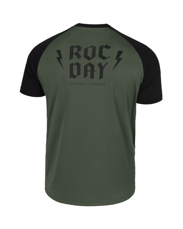 Short sleeve jersey PARK green–black