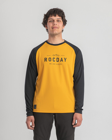 Long Sleeve Jersey PATROL black–yellow