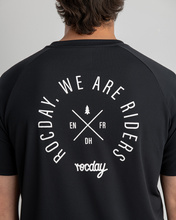 Jersey z krótkim rękawem ROOST czarny